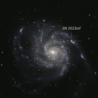 ابرنواختر SN2023ixf در صورت فلکی فرفره
